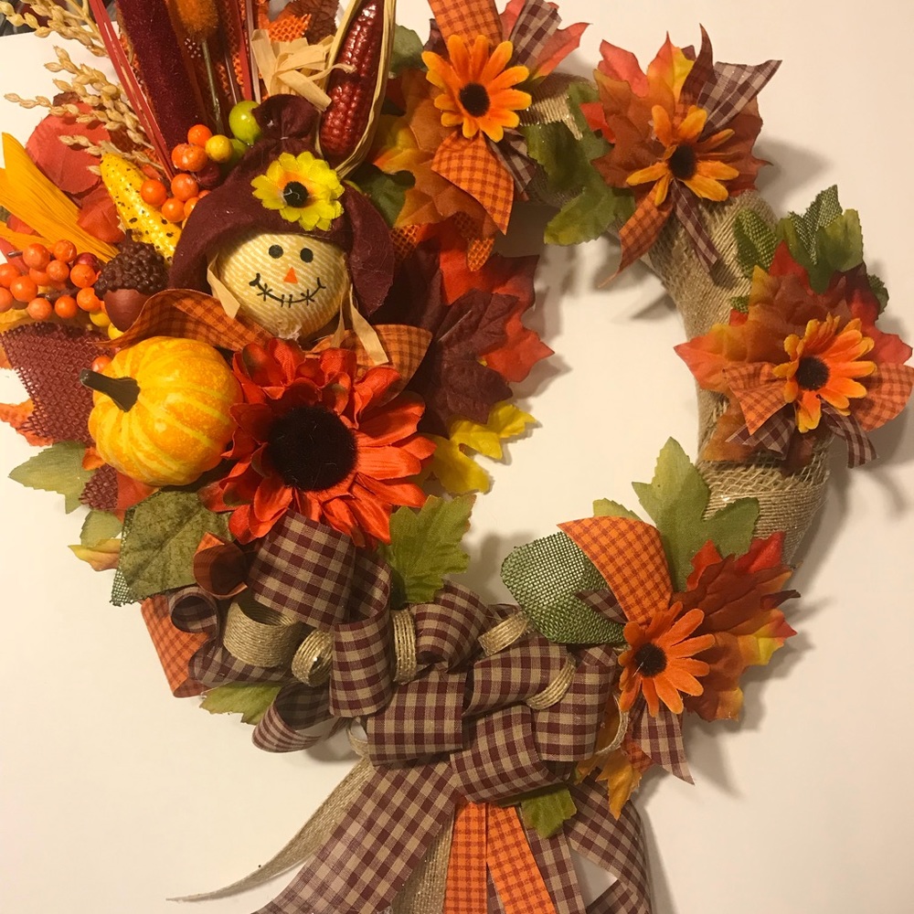 Fall wreath (handmade by me)